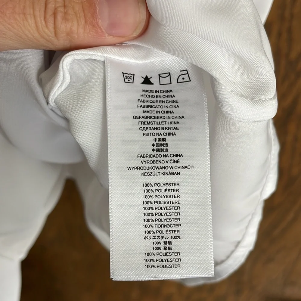 Michael Kors White Silk Sleeveless‎ Blouse